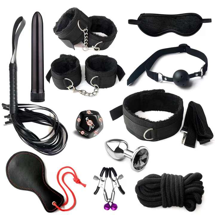 35-Piece Erotic Toy Set for Couples – Endless Pleasure - Purple
